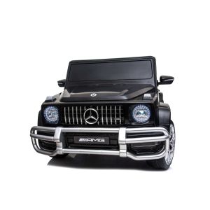 Електрически джип за две деца MERCEDES G63, EVA гуми , ЧЕРЕН 