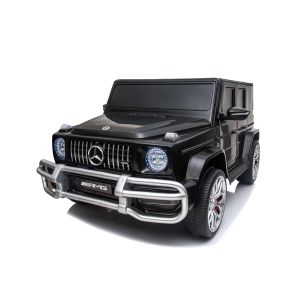 Електрически джип за две деца MERCEDES G63, EVA гуми , ЧЕРЕН 