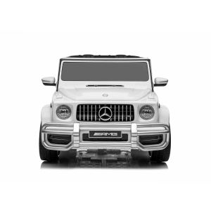 Електрически джип за две деца MERCEDES G63, EVA гуми , БЯЛ