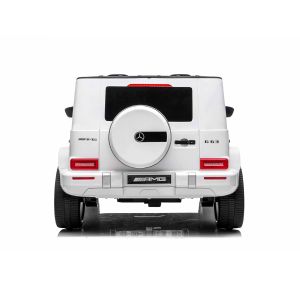 Електрически джип за две деца MERCEDES G63, EVA гуми , БЯЛ