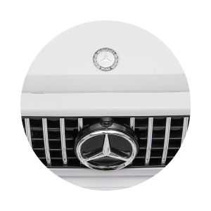 Електрически джип за две деца MERCEDES G63, EVA гуми , БЯЛ