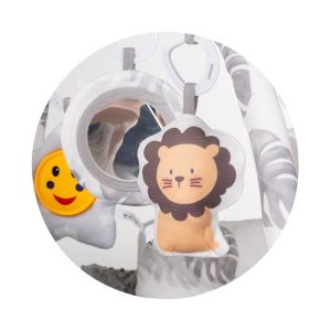 ПОСТЕЛКА за ГИМНАСТИКА / ГНЕЗДО 2в1 , ЛИСТА