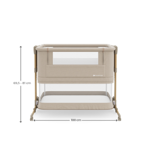 KinderKraft NESTEE GROW 2 бебешка кошара BEIGE