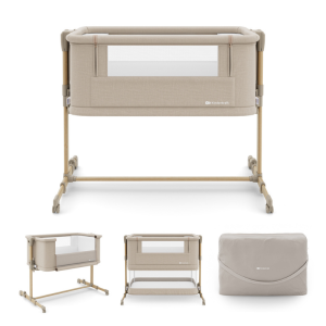KinderKraft NESTEE GROW 2 бебешка кошара BEIGE