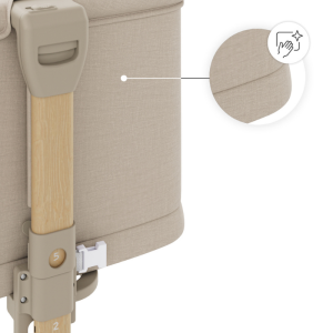KinderKraft NESTEE GROW 2 бебешка кошара BEIGE