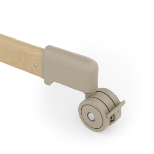 KinderKraft NESTEE GROW 2 бебешка кошара BEIGE