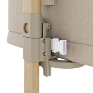 KinderKraft NESTEE GROW 2 бебешка кошара BEIGE