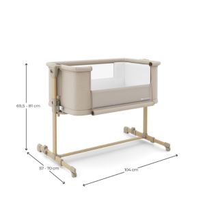 KinderKraft NESTEE GROW 2 бебешка кошара BEIGE