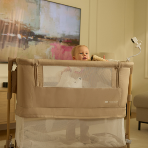 KinderKraft NESTEE GROW 2 бебешка кошара BEIGE