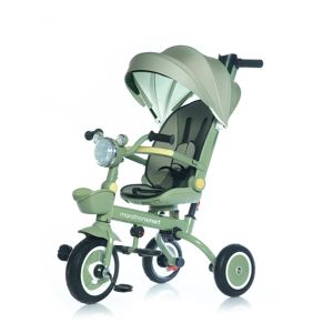 CHIPOLINO - Триколка с въртене на седалката 360° МАРАТОН СМАРТ , ЗЕЛЕН