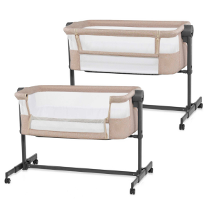 KinderKraft NESTEE UP 2 бебешка кошара BEIGE