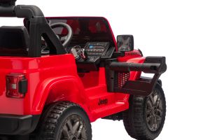 Акумулаторна кола Licensed  Jeep Wrangler Rubicon 392 , Red