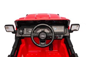 Акумулаторна кола Licensed  Jeep Wrangler Rubicon 392 , Red