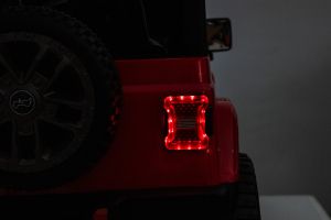 Акумулаторна кола Licensed  Jeep Wrangler Rubicon 392 , Red