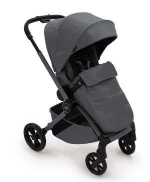 CAM - ZAC , Magnetic Gray 002 - Бебешка количка 2в1 със сгъваем кош за новородено