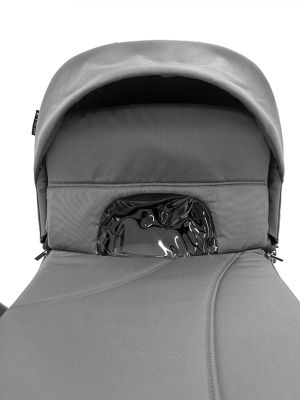 CAM - ZAC , Magnetic Gray 002 - Бебешка количка 2в1 със сгъваем кош за новородено