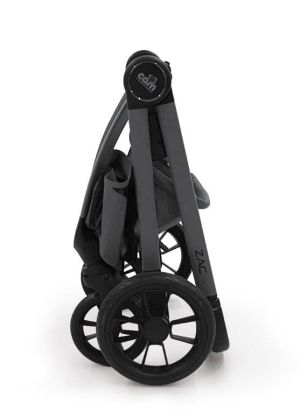 CAM - ZAC , Magnetic Gray 002 - Бебешка количка 2в1 със сгъваем кош за новородено