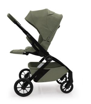 CAM - ZAC , Sage Green 001 - Бебешка количка 2в1 със сгъваем кош за новородено