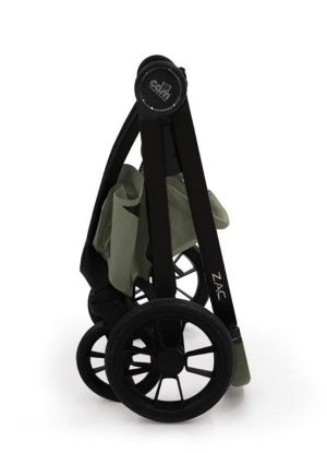 CAM - ZAC , Sage Green 001 - Бебешка количка 2в1 със сгъваем кош за новородено