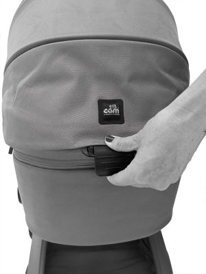 CAM - ZAC , Sage Green 001 - Бебешка количка 2в1 със сгъваем кош за новородено