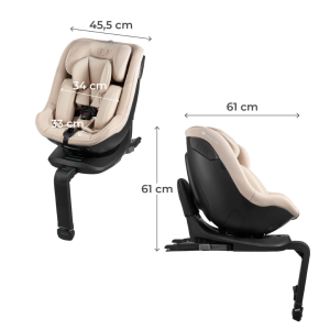 Kinderkraft I-Guard Airflow столче за кола 40-105 cm BEIGE