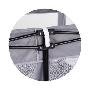 CHIPOLINO - Сгъваема кошара за игра  EASY 180/180см , СИВА