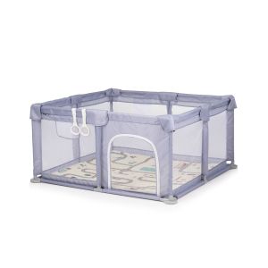 CHIPOLINO - Сгъваема кошара за игра  FIESTA120/120см , СИВА