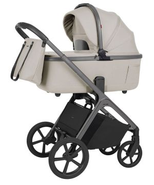 CARRELLO VECTOR CRL - Бебешка количка 2в1 със сгъваем кош за новородено , Zephyr Beige