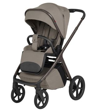 CARRELLO VECTOR CRL - Бебешка количка 2в1 със сгъваем кош за новородено , Flannel Beige