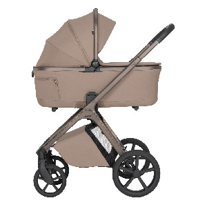 CARRELLO VECTOR CRL - Бебешка количка 2в1 със сгъваем кош за новородено , Flannel Beige