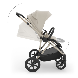 Kinderkraft Prime 3 бебешка количка 2в1 BEIGE