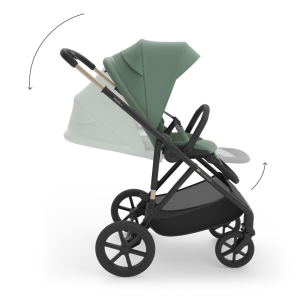 Kinderkraft Prime 3 бебешка количка 2в1 GREEN