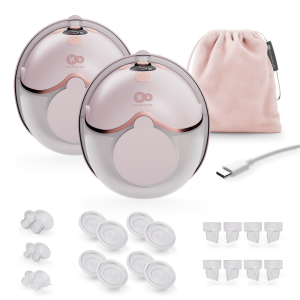 KinderKraft MAMAFLOW DOUBLE двойна помпа за кърма PINK
