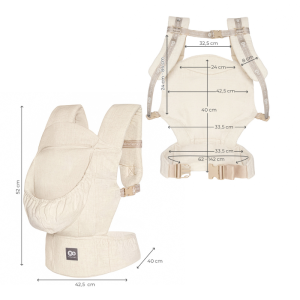 Kinderkraft ELARA ергономична раница BEIGE