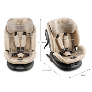 Kinderkraft XPEDITION 3 столче за кола i-Size BEIGE