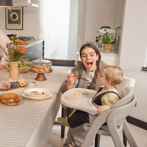 Kinderkraft TINO столче за хранене GRAY