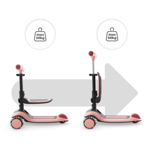 Kinderkraft HALLEY 2 тротинетка ROSE PINK