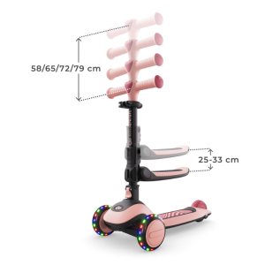 Kinderkraft HALLEY 2 тротинетка ROSE PINK