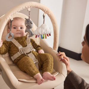 KinderKraft FINI UP столче за хранене BEIGE