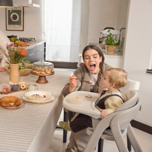 KinderKraft FINI UP столче за хранене BEIGE