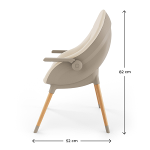 KinderKraft FINI UP столче за хранене BEIGE