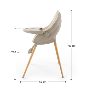 KinderKraft FINI UP столче за хранене BEIGE