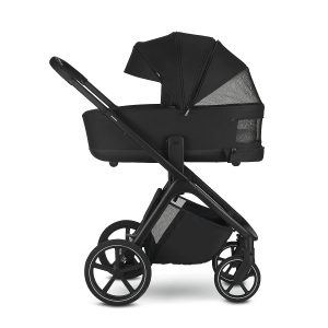 EASYWALKER - ZOEY , Pure Black , Детска количка 2в1 + ЧАНТА !