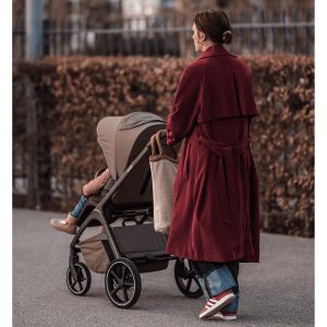 EASYWALKER - ZOEY , Pure Black , Детска количка 2в1 + ЧАНТА !