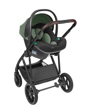 Комбинирана количка 3в1 с кош за новородено Chiara , Army Green 2027