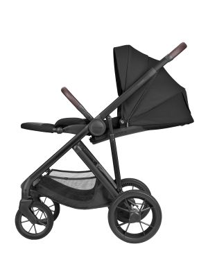 Комбинирана количка 3в1 с кош за новородено Chiara , Black 2027