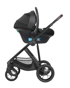 Комбинирана количка 3в1 с кош за новородено Chiara , Black 2027