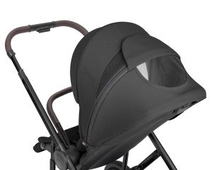 Комбинирана количка 3в1 с кош за новородено Chiara , Black 2027