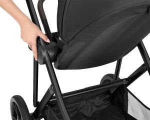 Комбинирана количка 3в1 с кош за новородено Chiara , Black 2027