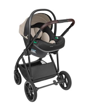Комбинирана количка 3в1 с кош за новородено Chiara , Beige 2027